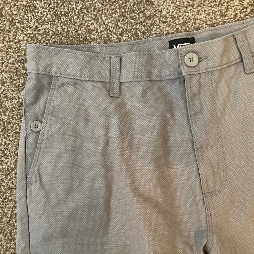 Mens Vans grey shorts; 32” waist - Picture 2 of 5